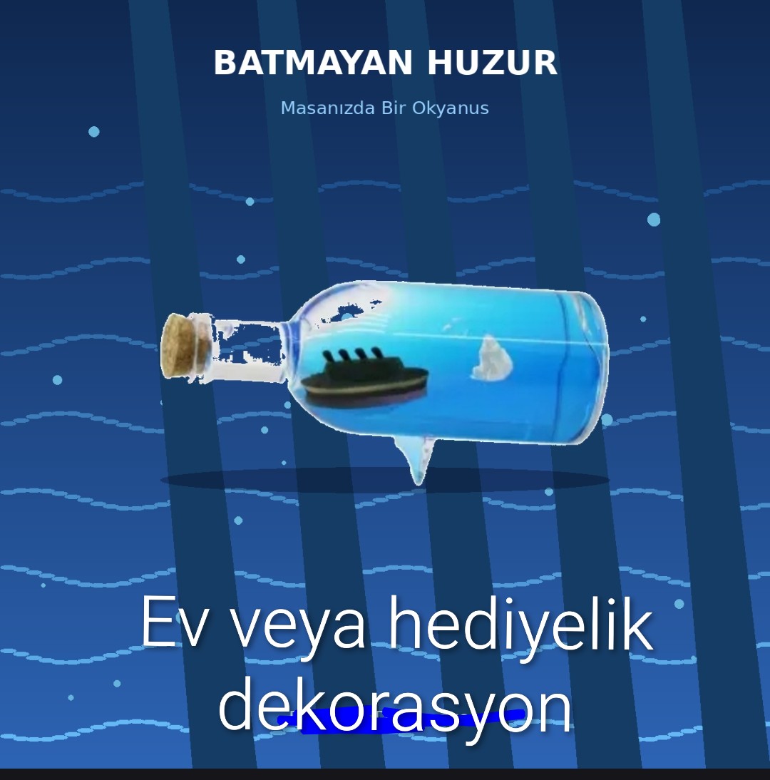 Okyanus Şişesi Dekorasyonu